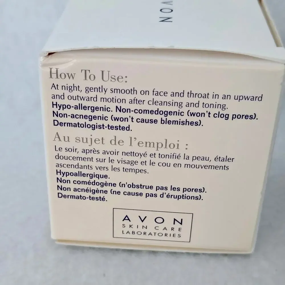 Avon Hydrofirming Night Cream Face Neck 1.7 oz. Anti Aging NEW Discontinued NOS